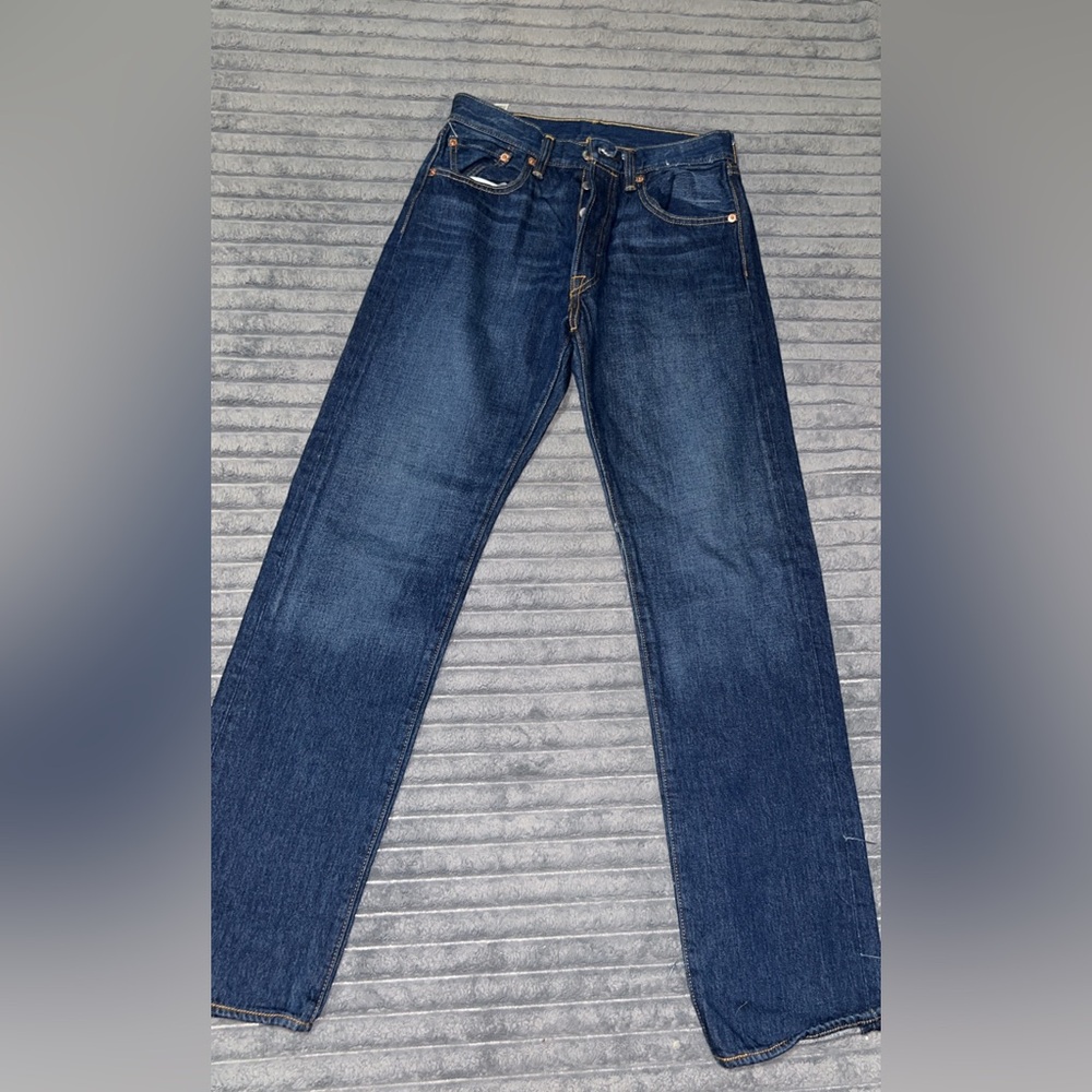 Levi's Dark Blue Straight Jeans